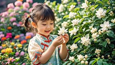 茉莉花 (Mòlìhuā) Jasmine Flower