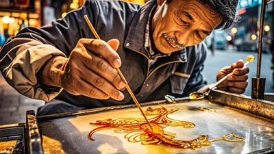 糖画(tánghuà) for butterfly