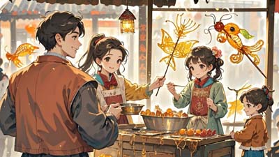 糖画(tánghuà) for dragon