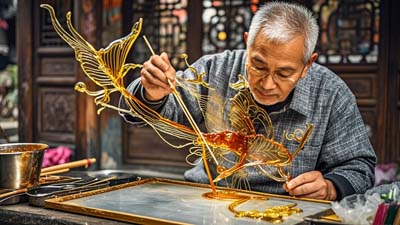 糖画(tánghuà) for flower