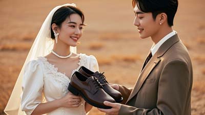 bride's shoes